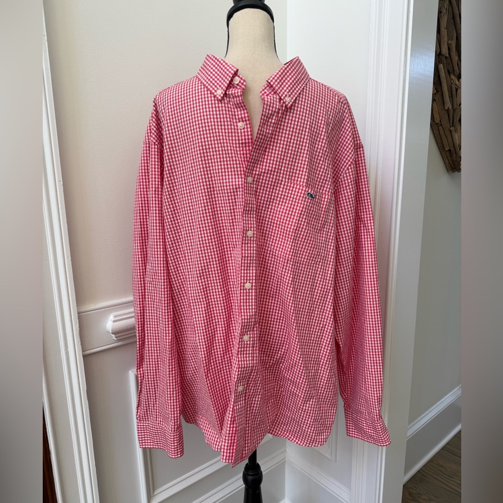 Vineyard Vines gingham button down - image 1